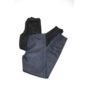 Joe's Collection Womens Cotton Blend Mid-Rise Jeans Black Size 25 24 Lot 2